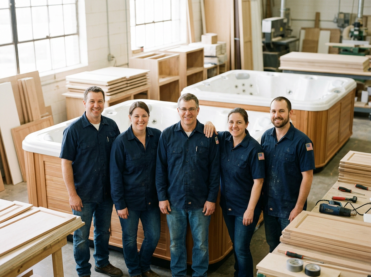 The QCA Spas team