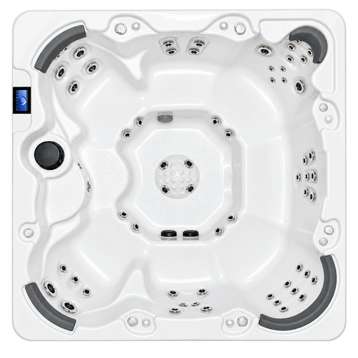 Jewel Series Moonstone spa viewed from above